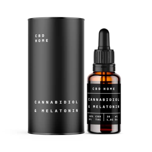 CBD Oil 10% con Melatonina 30 ml - Aceite de Cañamo Ecológico Enriquecido con 10% de CBD Puro y Melatonina. Aceite CBD Certificado 3000 mg Cover