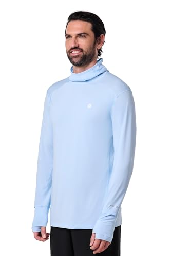 Coolibar UPF 50+ Men's Agility Performance Hoodie - Sun Protective