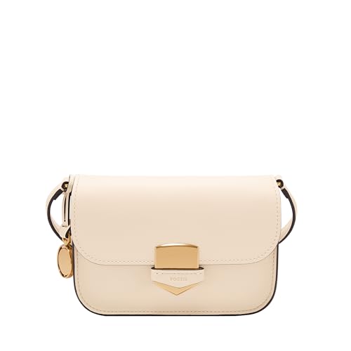 Fossil Damen Umhängetasche Lennox Crossbody, Vanille