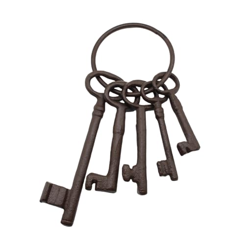 YGbridge Antique Decor Skeleton Keys, Vintage Cast Iron Keys, Pirate