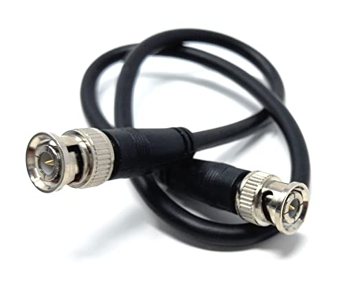 DRUT 50cm short BNC to BNC Cable Lead, Coaxial RG59/RG59U 75ohm for CCTV Video Camera Male to Male Plugs 1.6ft - Image 3