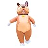 Inflatable Costume for Kids Dog Halloween Costumes for Kid Funny Bulldog Blow Up Costumes for Boys Girls Cosplay Party