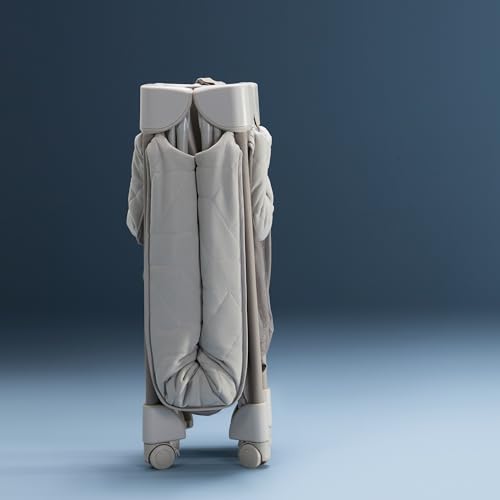 Maxi-Cosi Lit bébé de Voyage léger Merlin | Lit Parapluie Bébé & Aire de Jeux 2-en-1, 0-4 Ans, Pliable en 1 Sec, Matelas CloudCore, 120x60 cm, Fenêtre Latérale, 4 Roues