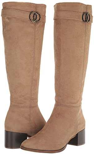 Lifestride Women's Daring Knee High Boots, Sandstone, 9.5 Wide #TOP6