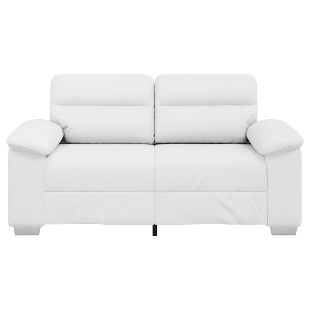 Hothingwell Sofa De 2 Plazas Blanco 160x81x84 Cm Piel Sintetica