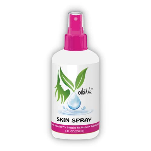 Voilave Topical Skin Spray - Pure Hocl, Sea Salt Cleansing, Hypochlorous Solution - Soothing Saline Mist - Relief For Bumps, Scars & Blemishes & Piercing Aftercare Spray, As Seen On Tv - 8 Fl Oz #TOP7