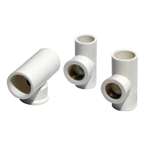 Tube de 20/25/32mm connecteurs d'eau filetage laiton PVC-U té