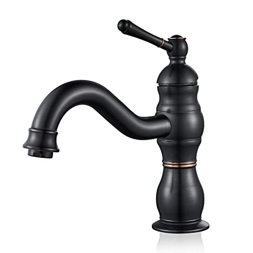 Coleniny Waschtischarmaturen Schwarz Matt Wasserhahn, Armaturen Waschtischarmatur 360°Schwenkbar aus Messing, Einhandmischer Waschtischarmaturen Armatur Waschbecken für Bad, G3/8 Schlauch EU Norm