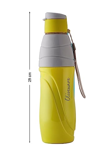 Image of SOPL-OLIVEWARE Eagle Water Bottle with Better Grip, 500 ml Bottle, BPA Free & Leak Proof, For Home, Office & Gym use - Green