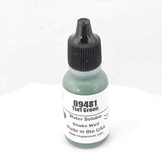 Reaper Turf Green Acrylic Master Series Hobby Paint .5oz Dropper Bottle Miniatures