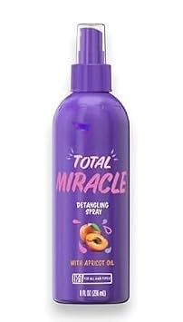 Total Miracle Hair Detangling Spray, All Hair Types, 8 fl oz