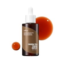 ISNTREE Green Tea Fresh Serum 50ml، 1.69 fl oz | Jeju Green Tea Extract | يتحكم في الزهم المفرط | توازن الزيت والرطوبة | يخفف ويرطب البشرة | العناية بالبشرة الكورية
