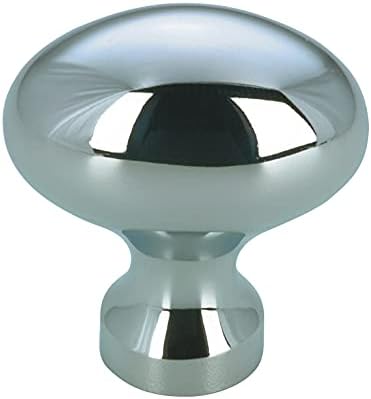 Richelieu Hardware BP1443140 Beaconsfield Collection 1 7/32 in (31 mm) x 25/32 in (20 mm) Chrome Contemporary Cabinet Knob image 5