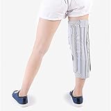 HCZKIUJ Knee Immobilizer, Suitable for Sleep, Full Leg Brace, Straight Knee Splint, Support for Knee Post-Pre-Operation and Surgery Recovery (M)
