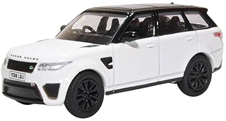 Oxford Diecast 76RRS004 Range Rover Sport SVR Fuji White