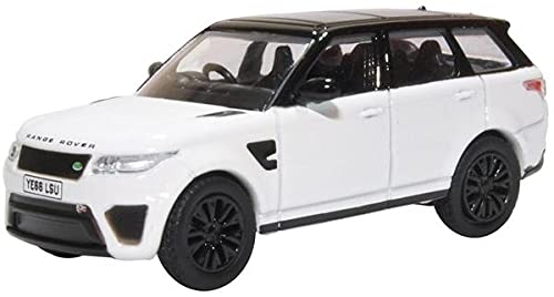 Oxford Diecast 1:76 Range Rover Sport SVR Fuji White Collectable