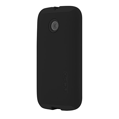 Motorola Moto E Case, (1st Gen) Incipio [Shock Absorbing] DualPro Case for Motorola Moto E -Black/Black
