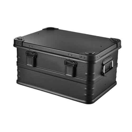 Conteneur de stockage aluminium 45L empilable pour organisation matériel camping et extérieur