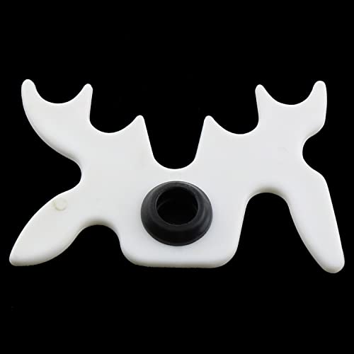 ZZHXSM Billiard Bridge Head White Plastic Moosehead Bridge Head Billiards Cue Rack Bridge Head Non-slip Billiards Snooker Pool Cue Rest Bridge Head Holder