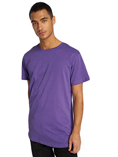 Preisvergleich Produktbild Urban Classics Herren Shaped Long Tee T-Shirt, Violett (Ultraviolet), S