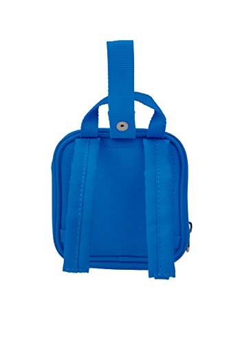 LEGO Kids Brick Mini Backpack Accessory Pouch with Novelty Backstraps, Snaps to Belt or Full-Size Backpack, Holds Small Items like Keys & Headphones, Blue3