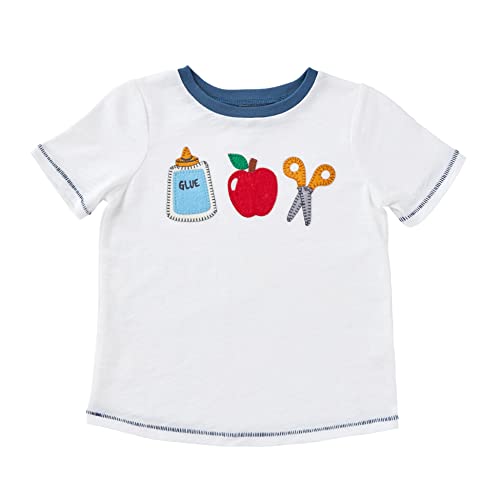 Mud Pie Back to School Toddler Boy Short Sleeve Tee