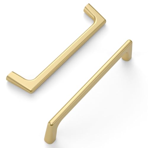 Amerdeco 10 Pack Brushed Gold Cabinet Pulls 5" by Amerdeco - Used condition - Image 2