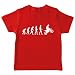 lepni.me T-Shirt pour Enfants Evolution du Motocross équipement de Moto Tout-Terrain Vêtements de Course (3-4 Ans Rouge Blanc)