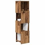 【Dimensions pratiques】 Mesurant 183 cm de haut, 61 cm de large et de profondeur, ce meuble utilise un bois résistant pour une durabilité à long terme. Sa hauteur offre suffisamment de rangement sans alourdir la pièce, idéal pour les petits espaces.