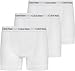 Produktbild Calvin Klein Herren Boxershorts Low Rise TRUNK, 3er Pack U2664G, Ohne Eingriff, Mehrfarbig ( Weiß ) - Small