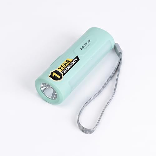 Image of IBELL Castor EL5401SL Rechargeable Torch, Emergency Light, 2 Light Modes, Type-C Charging, Zoom Function, Bright LED Illumination, Portable, Indoor & Outdoor Mini Flashlight (Green)