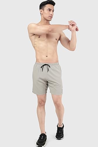 Image of FUAARK Double Layer 2 in 1 Sports Shorts with Inner Tights for Men Gym Tight Short with Pocket