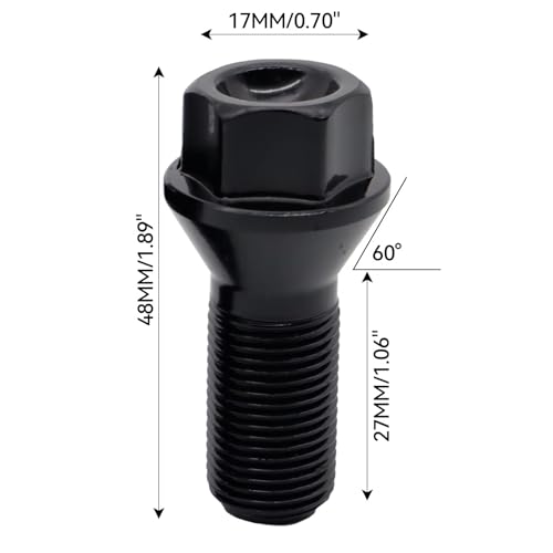 Tornillos de rueda M14x1.25 para evitar el gripado en bujes OEM 36136890324 2
