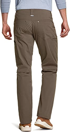 Cqr Clsx Men's Cool Dry Tactical Pants, Water Resistant Outdoor Pants, Lightweight Stretch Cargo/Straight Work Hiking Pants, Sedona Pants Tundra, 38W X 32L #TOP1