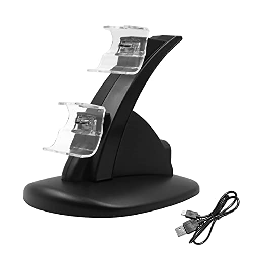 Ladestation für Xbox One, Dual-Ladestation für Xbox One S, USB-Ladeständer Xbox One X-Ladegerät Dockingstation Drahtloser Controller-Ständer Vertikale Unterstützung Cover