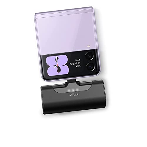 iWALK Banque d'alimentation USB C, Chargeur USB C de Pack de Batterie Portable 4500mAh, Compatible avec Samsung Galaxy Note20 Ultra, Z Fold2, S23/S10/S9, A51/A71, Note 10/9/8,Téléphones Android