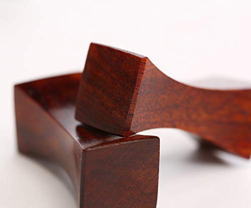 Tea Tanlent Handcrafted Wooden Chopsticks Rest Or Dinner Spoon Stand Fork And Knife Holder Home Decor Set Of 6,Pillow Shape #TOP4
