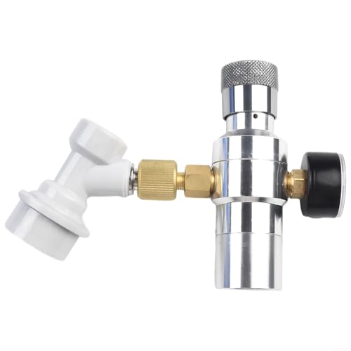 Dispensador de cargador de barril de cerveza con regulador de barril de 030 PSI y adaptador de desconexión rápida para cultivadores de 2 L, 3 6 L, 5 L