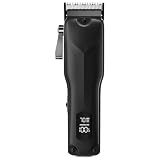 Hair Clippers, Professional Electric Trimmer, Dual-Speed Adjustable, for Barbers & Home Use, with Large Lithium Battery, Precision Steel Blades, USB Rechargeable, Ergonomic Handle