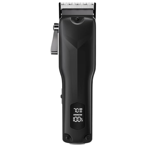 Cortapelos para barberos y uso doméstico con mango ergonómico y cuchillas de acero