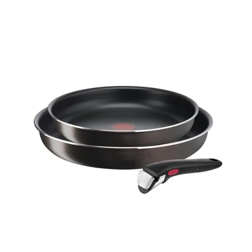 Ingenio XL Force Tefal - Juego de 2 sartenes de 22 y 26 cm - Todos los fuegos excepto inducción - L1509022