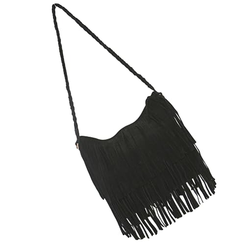 OFFSCH Fransen Umhängetasche Damen Modische Quasten Schultertasche Vielseitig Tragbar Als Crossbody Oder Handtasche Für Alltag Reisen Und Besondere Anlässe Design