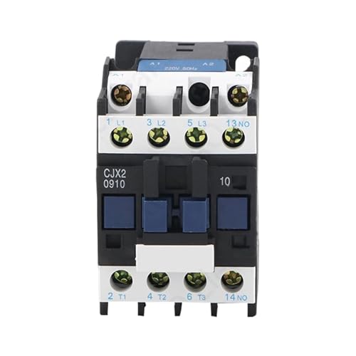 Contacteur triphasé LC1D CJX2-0910 9A 110V pour montage sur rail DIN