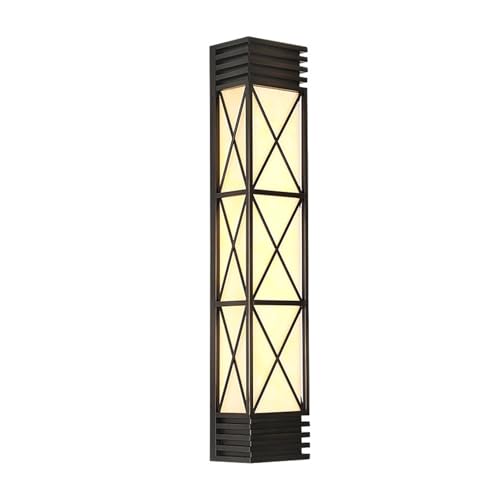 Borne LED acier inoxydable lumière chaude applique murale extérieure colonne porte