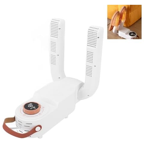 Tissting Shoe Dryer Electric Timing Constant Temp Boot Warmer with Folding Rack, 360 Degree Shoes Drying Machine for Sneakers Boots Gloves (US 110V) Cover