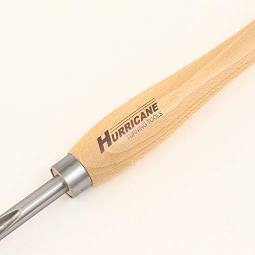 Hurricane Turning Tools, HTT-242W, M2 HSS, 5/8" Bowl Gouge with Side Grind (1/2" Flute) for Woodturning - Thumbnail 6