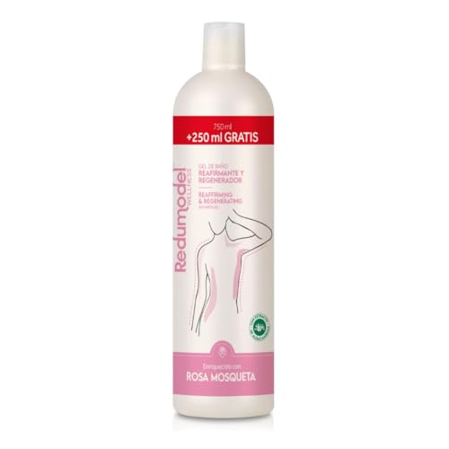 GEL DE BAÑO REAFIRMANTE CON ROSA MOSQUETA 750 ML + 250 ML GRATIS