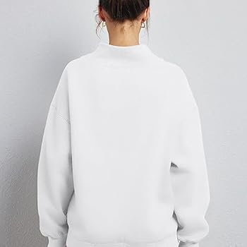 FNKDOR Sweatshirt dames pullover zonder capuchon warme