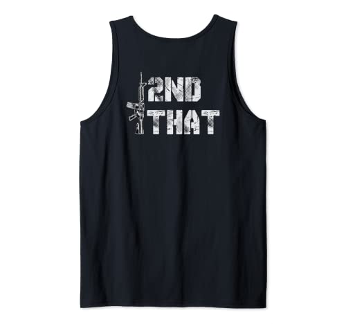 I 2nd That Second Enmienda Pro Gun American Patriotic Camiseta sin Mangas