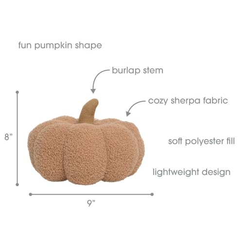 Citrouille Sherpa Pearhead, la solution pour une déco de fête chic